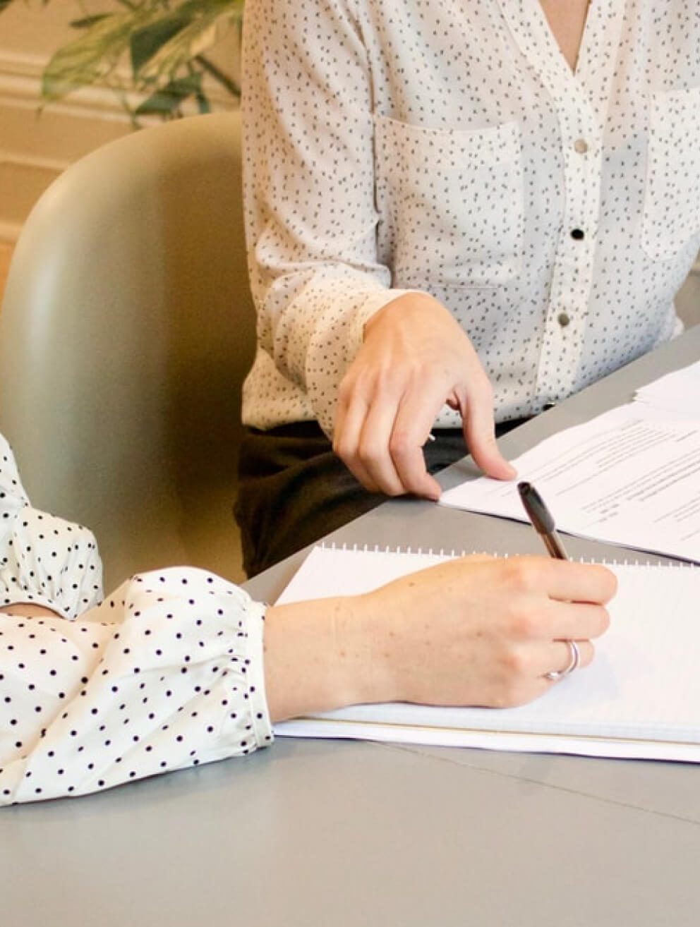 students taking notes